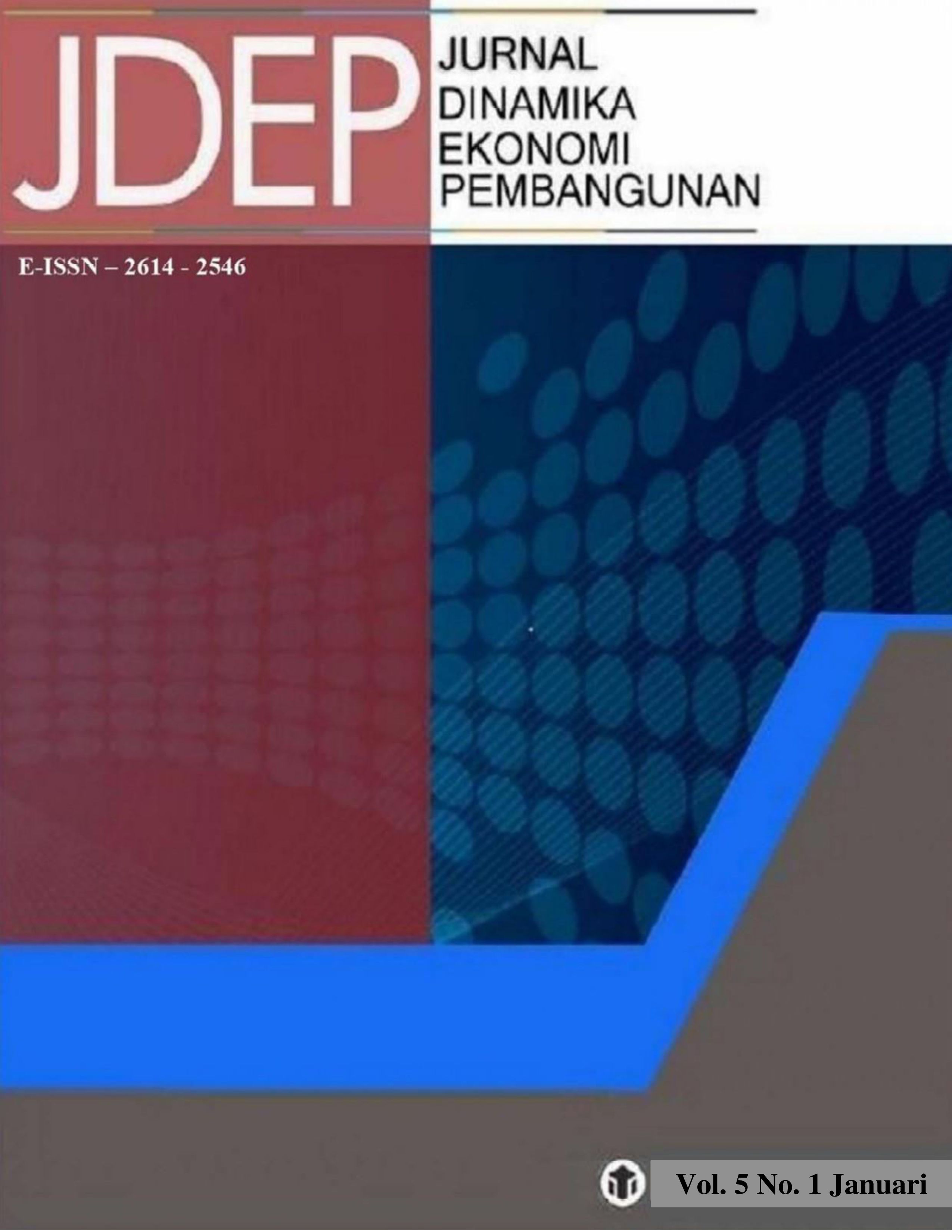 					View Vol. 5 No. 1 (2022): JDEP (Jurnal Dinamika Ekonomi Pembangunan)
				