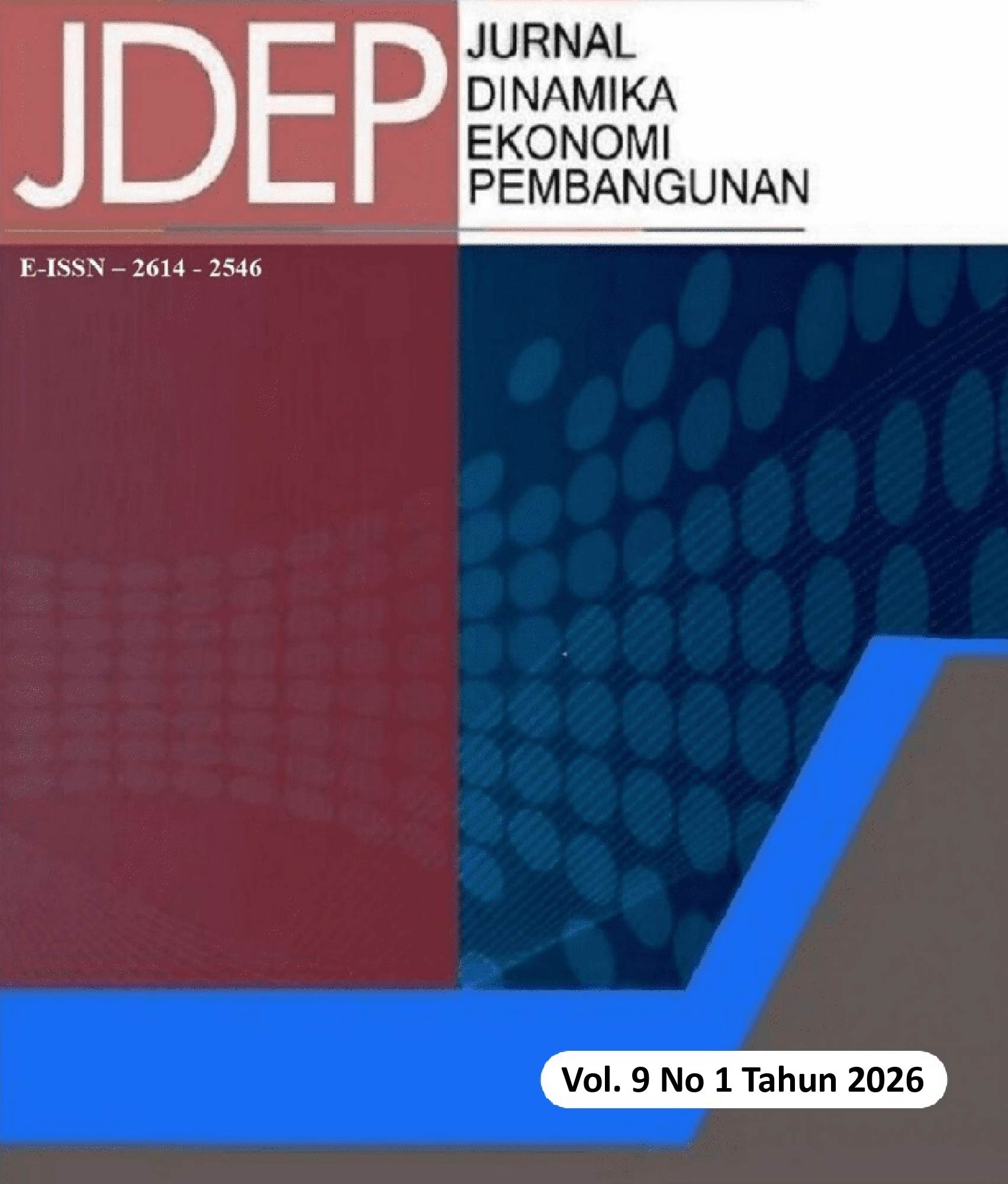 					View Vol. 9 No. 1 (2026): JDEP (Jurnal Dinamika Ekonomi Pembangunan)
				